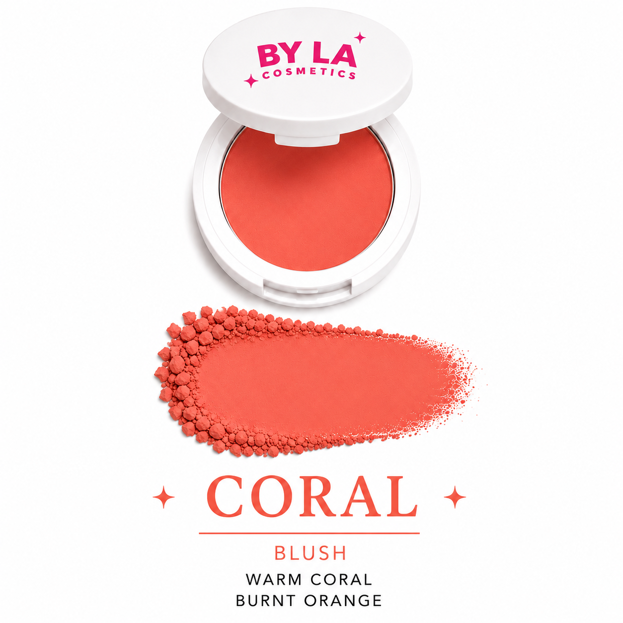 BY LA Cosmetics powder blush Coral