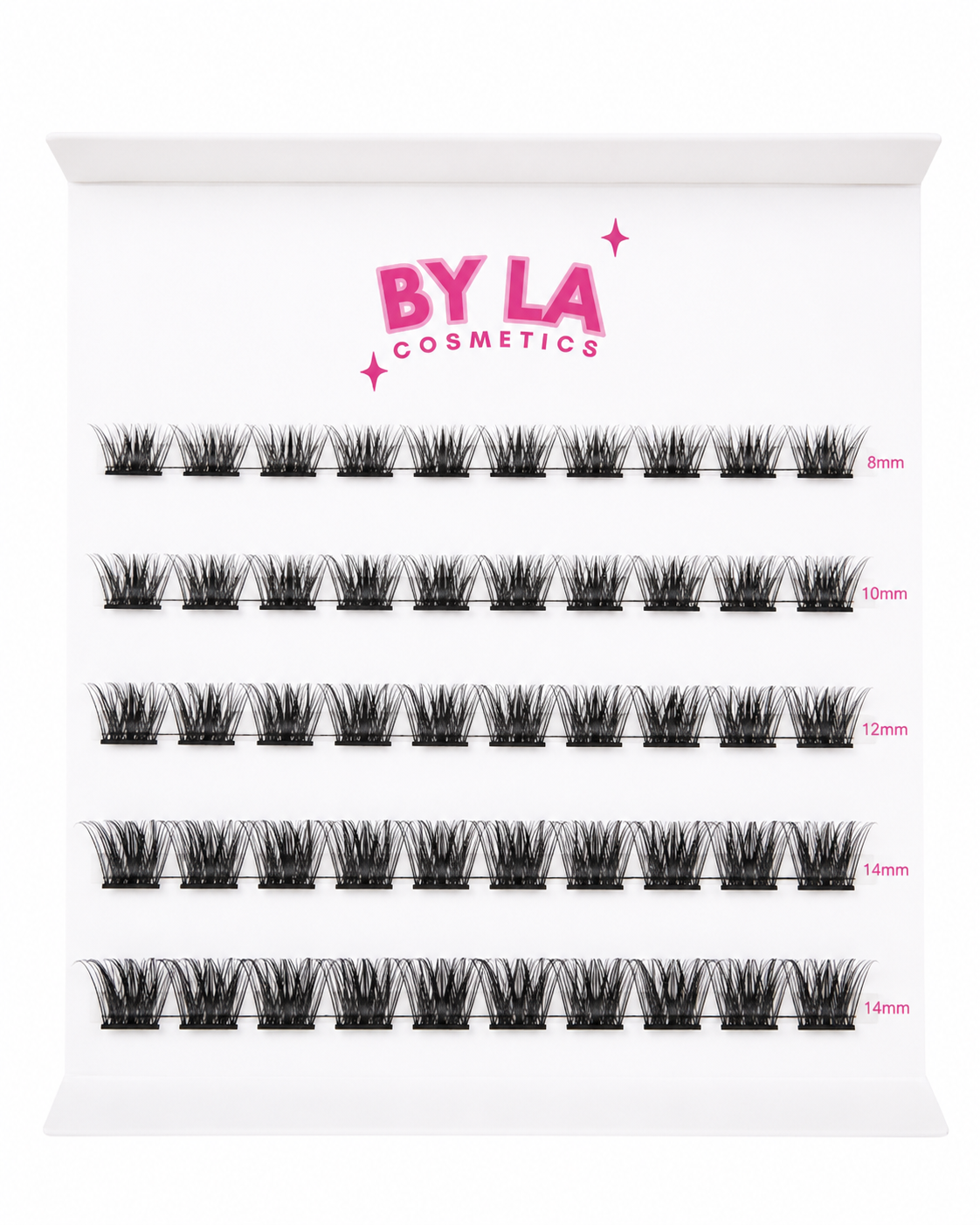BY LA Cosmetics Press-On Cluster Lashes – Blossom 22